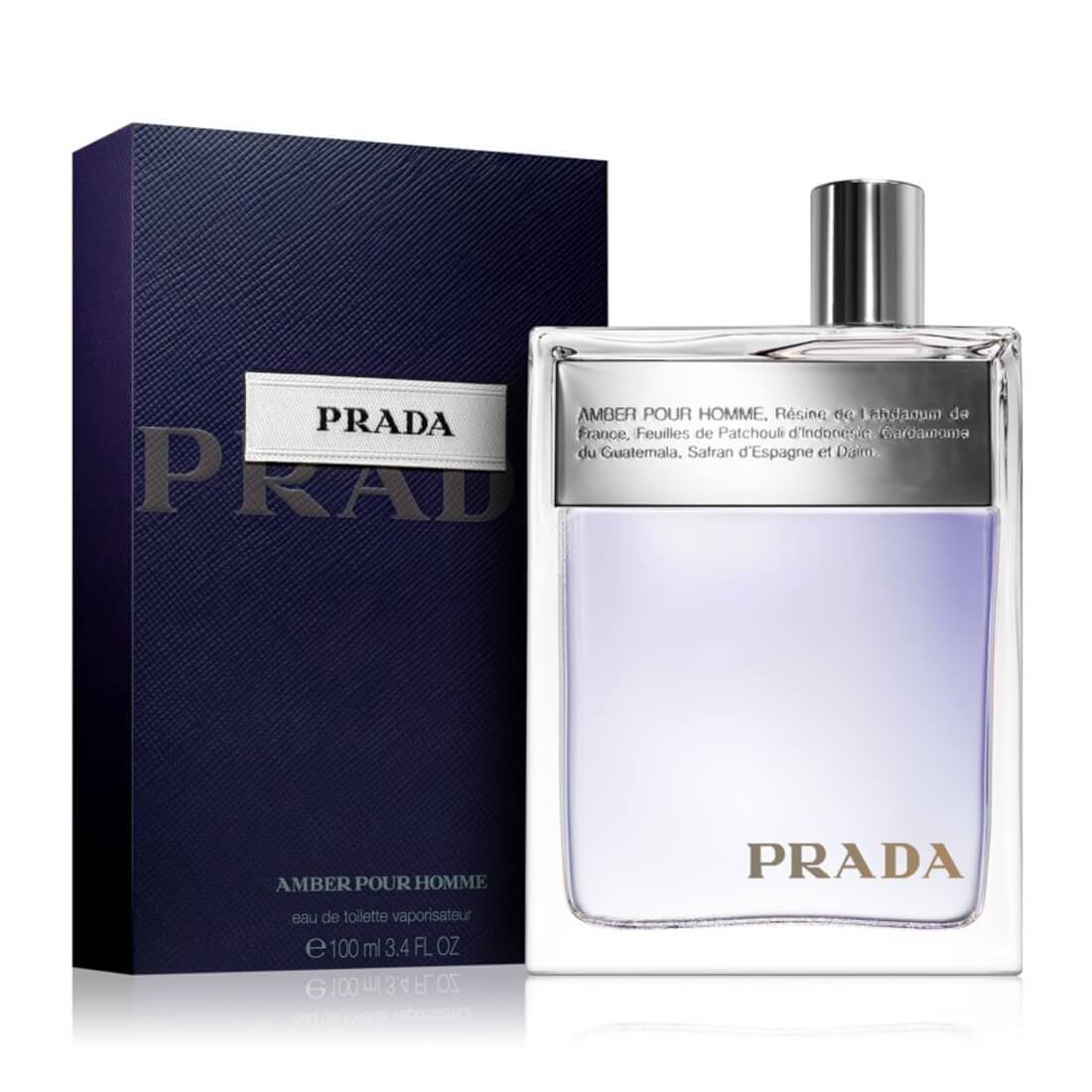 2DLMVo.jpg Prada Amber Pour Homme Eau De Toilette For Men - 100ml - Image 1