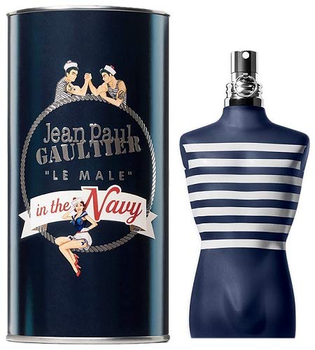 51fromVw8fL.jpg Men's Perfume Le Male In The Navy Jean Paul Gaultier (125 ml) - Image 1