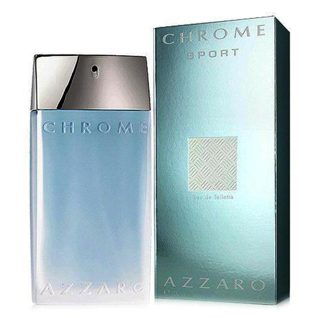 Azzaro-Chrome-Sport-Spray-100ml.jpg Azzaro Chrome Sport For Men EDT 100 ML - Image 1
