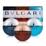 Bvlgari The Aqva Pocket Spray Collection Gift Set For Men 3 x 15ml