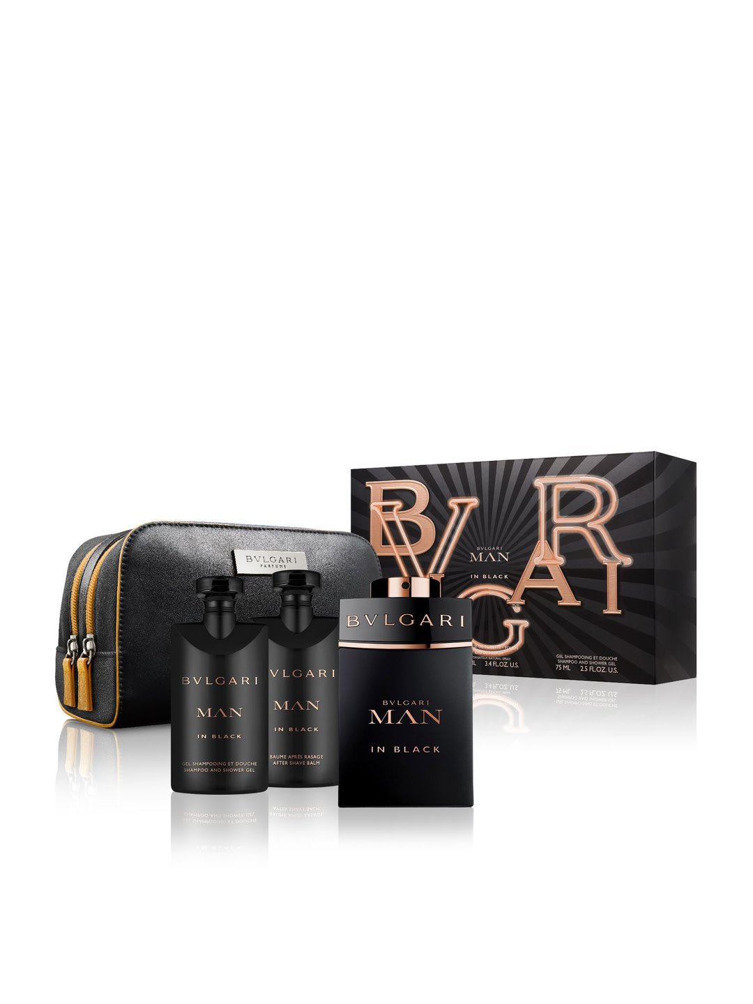 Bvlgarigiftset.jpg Bvlgari Man In Black Fragrance Gift Set with Pouch - Image 1