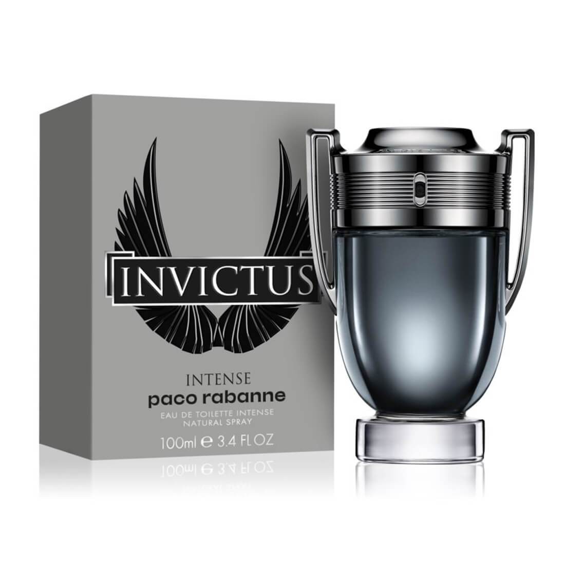 PR-Invictus-Intense-EDT-M-100ml-1.jpg Paco Rabanne Invictus Intense Eau De Toilette For Men 100ml - Image 1