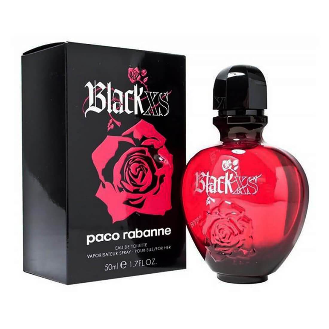 VCMWr5.jpg Paco Rabanne Black XS Eau de Toilette Perfume For Women - 80ml - Image 1