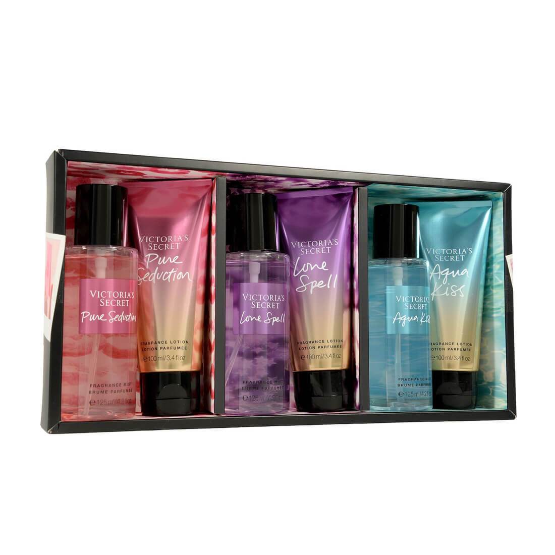 VS-Assorted-PO-6-Mist-Lotion-Gift-Set-1.jpg Victoria's Secret Assorted Pack of 6 Mist & Lotion Gift Set - Image 1