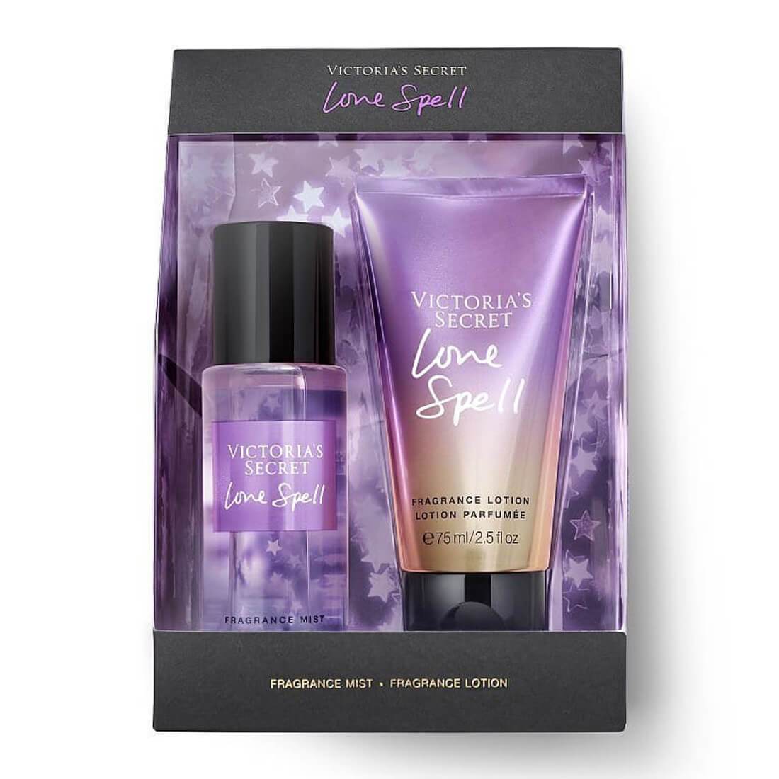 VS-Love-Spell-Gift-Set-Mist-Lotion-x2-1_1a92fae0-df37-4d63-925b-5a56c0f6639b.jpg Victoria's Secret Love Spell Fragrance Gift Set Mist & Lotion - Image 1