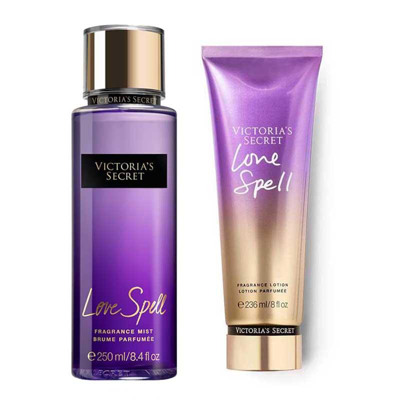 Victoria_sSecretLoveSpellcombo.jpg Victoria's Secret Love Spell Combo (Mist & Body Lotion) - Image 1