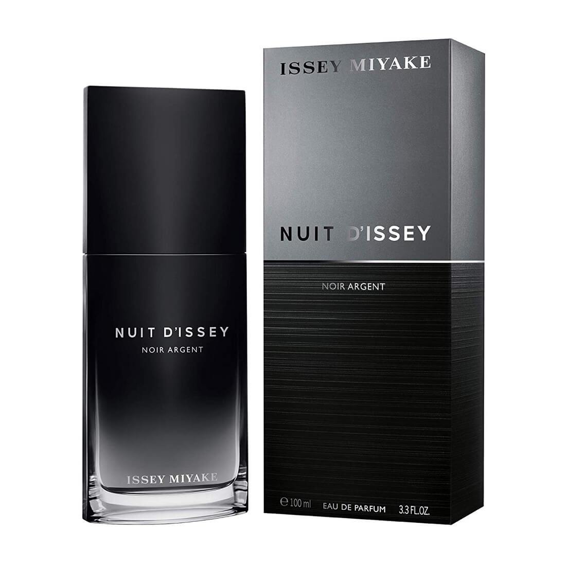 WbRugp.jpg Issey Miyake Noir Argent EDP Perfume For Men - 100ml - Image 1