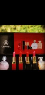 Chanel GiftSet 2 Perfume 4 Lipstick Intense Lip Color 100Gm - Image 2