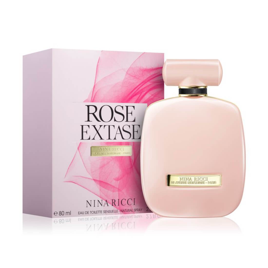 gZmHCm.jpg Nina Ricci Rose Extase Eau De Toilette For Women - 80ml - Image 1